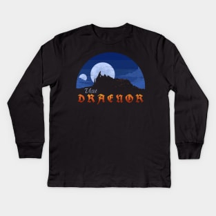 Visit Draenor ✅ The Orcs Homeland Kids Long Sleeve T-Shirt